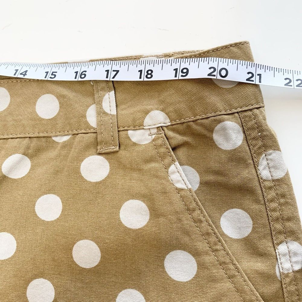 Boden Shorts Brown White Polka Dots Womens US 16 UK 20 - Picture 9 of 11